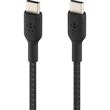 1001 Boostcharge (0.5ft) Braided Usb-C To Usb-C Cable For iPhone 16, iPhone 16 Pro, iPhone 16 Pro Max, Ip