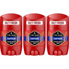 1001 Captain Erkek Deodorant Stick 50 ml 3lü Paket