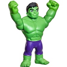 1001 Spidey And His Amazing Friends 22,5 cm Uzunluğunda Büyük Boy Hulk Aksiyon Figürü, Okul Öncesi