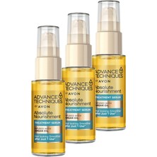 1001 Advance Techniques Argan Yağı Içeren Besleyici Saç Serumu 30 Ml. Üçlü Set