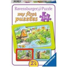 1001 51380 Hayvanlar Çocuk Puzzle, 3x6 Parça