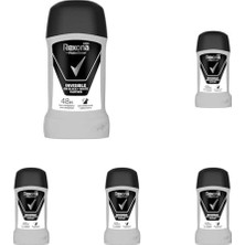 1001 Men Erkek Anti-Perspirant Stick Deodorant Invisible Black And White 50 ml 1 Adet (5 Paketi)
