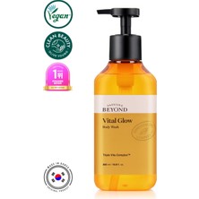 1001 Vital Glow Body Wash Vitamin C E B12 Nemlendirici Duş Jeli 500 ml Cildinizi Derinlemesine Temizleye