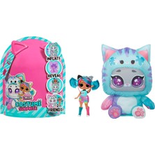 1001 Lol Sürpriz Tweens Kostüm Sürprizi Emma Emo Moda Bebek Şişme Teal Kitty Pet Kostüm ve Muhteşe