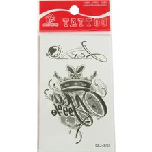 Zero Land Aconcept Çiçek Tattoo Dövme Sticker Beyaz