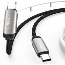 1001 HP-501 Type-C To Type-C Kablo – 66W Turbo Hızlı Şarj 1 Metre