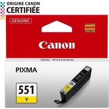 1001 CLI-551Y Yellow Sarı Mürekkep Kartuş IP7250 MX925