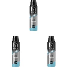 1001 Men Fresh Pulse Bergamot Canlılığı Deosprey 150 ml 3lü Paket