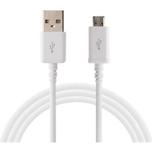 1001 Orjinal Kaliteli Micro USB Data ve Şarj Kablosu ECB-DU4EWE 1,5 Metre - Beyaz