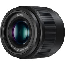 1001 H-H025E Lumıx G Sabit Yanma Genişliği 25 mm F1.7 Asph. Objektif (Görüntü Açısı 47°, Filtre