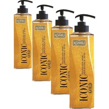 1001 Iconic Gold Peeling Etkili Premium Sıvı Sabun - 450 ml (4 Paketi)
