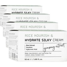 1001 Pirinç Özlü Besleyici ve Nemlendirici Ipeksi Krem 50ML (4 Paketi)