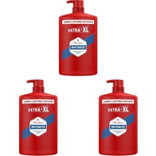 1001 Whitewater Erkekler Için Duş Jeli ve Şampuan 1000 ml Ekstra-Xl 3lü Paket