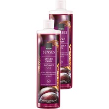 1001 Spiced Plum Baharatlı Erik ve Portakal Kokulu Duş Jeli 500 Ml. Ikili Paket