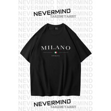 Mondschein Unisex Baskılı Oversize %100 Pamuk T-Shirt