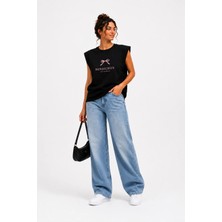 Mondschein Coquette Oversize Vatkalı Tişört