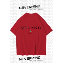 Mondschein Unisex Baskılı Oversize %100 Pamuk T-Shirt