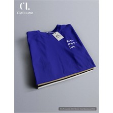 Mondschein Unisex Be Calm Özel Tasarım - Oversize T-Shirt