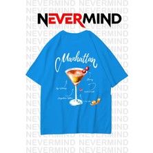 Mondschein Unisex Manhattan Kokteyl Oversize Tişört