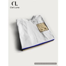 Mondschein Unisex Kadın Erkek Antik Mısır Baskılı Özel Tasarım Oversize T-Shirt
