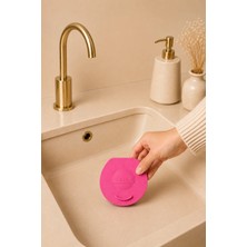 Ozzen Pembe Lavabo Kötü Koku Giderici Önleyici Silikon Mat Sızdırmaz Lavabo Tıkacı Lavabo Tıpası