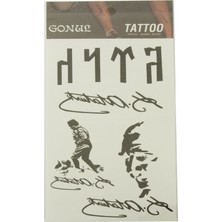 Zero Land Aconcept Atatürk Temalı Tattoo Dövme Sticker Beyaz