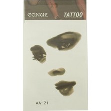 Zero Land Aconcept Göz Tattoo Dövme Sticker Beyaz