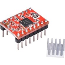 1001 Soğutuculu A4988 Step Motor Sürücü 5 Modlu Korumalı Orijinal