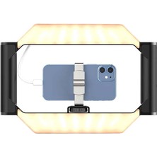1001 U-Rig Işıklı Telefon Video Rig Çerçeve