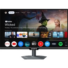 1001 M27QS 27" Ss IPS Smart Gaming Monitor, Qhd (2560X1440), 180Hz, 1ms, Mat Ekran, HDMI & Displayport &
