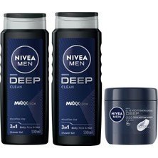 1001 Erkek Deep Dimension Duş Jeli 500 Ml,derinlemesine Temizlik,bakımlı Cilt,vücut,yüz ve Saç Iç