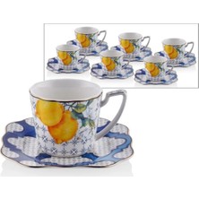 Lamedore LEMONS SERIE 6PCS TEA CUPS SET 220 CC