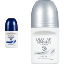 1001 Erkekler Için Original Roll-On Deodorant (35 Ml) x Deotak Erkekler Için Invisible Roll-On Deodoran