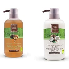 1001 Doğal Argan Yağli Duş Jeli (600 Ml) Xeyüp Sabri Tuncer Doğal Hindistan Cevizi Sütlü Duş Jeli