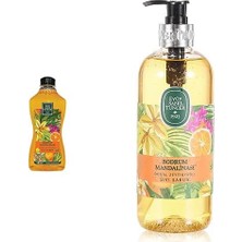 1001 Bodrum Mandalinası Doğal Zeytinyağlı Sıvı Sabun 1500 ml ve 500 ml