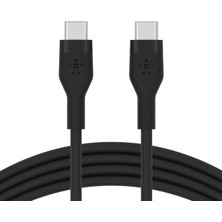 1001 Boostcharge Flex Silikon USB Tip C - C Kablo (1m/3,3ft), Usb-If Sertifikalı Güç Dağıtımı Pd H