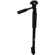 1001 KM-101A Monopod + Pan Head Kafa, 160 Cm, 4 Kademeli, 2 kg Taşıma Kapasiteli, Hafif ve Taşınabili
