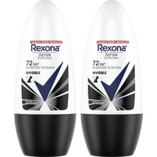 1001 Üstün Koruma Kadın Roll On Deodorant Invisible 72 Saat Kesintisiz Koruma 50 ml (2 Paketi)