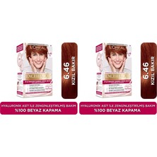 1001 L'oréal Parıs Excellence Creme Saç Boyası 6.46 Kızıl Bakır (2 Paketi)