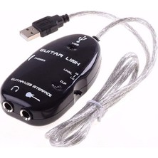 1001 AL-4672 USB Gitar Guitar Link Kablosu Çevirici Dönüştürücü