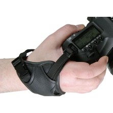 1001 Dolgulu Deri El Kayışı 3 Noktalı Tripod Dişlili Tutma Sistemi