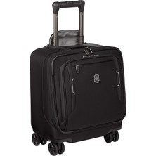 1001 Werks Traveler 6.0 Seyahat Çantası 4 Tekerlekli - El Bagajı Tekerlekli 23X35X43 Unisex - Siyah