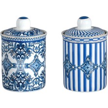 LuckyArt Berghoff Lunetta Bone 2Li Kavanoz Seti 16Cm