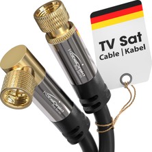 1001 Sat Tv Kablosu – 7,5m, 90°/düz