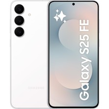 1001 Galaxy S25 Fe Yapay Zeka (Aı) Telefon, Beyaz, 8gb Bellek, 256GB Depolama, 50MP Kamera, 6,7 Inç Ekra