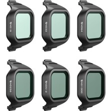 1001 Djı Mini 5 Pro Için Tüm Gün 6'lı Paket Nd Filtreler - ND16, ND32, ND64, ND256, ND512 ve ND1000 -