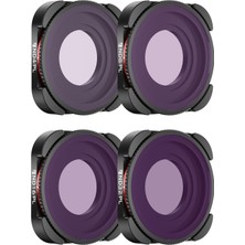 1001 Hibrid Nd/pl Filtreler ile Uyumlu Gopro HERO13/12/11/10/9 Siyah Parlak Gün 4 Paket Nd4/pl, Nd8/pl,
