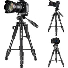 1001 Profesyonel NP-8850 Kamera ve Telefon Standlı Ayarlanabilir 175CM Tripod