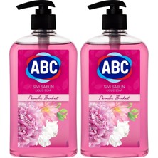 1001 Abc Sıvı Sabun Pembe Buket 400 ml (2 Paketi)