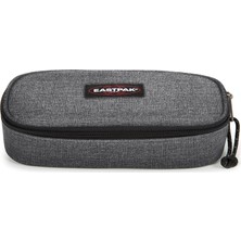 1001 Oval Single Unisex Yetişkin Kalem Çantası Black Denim Standart